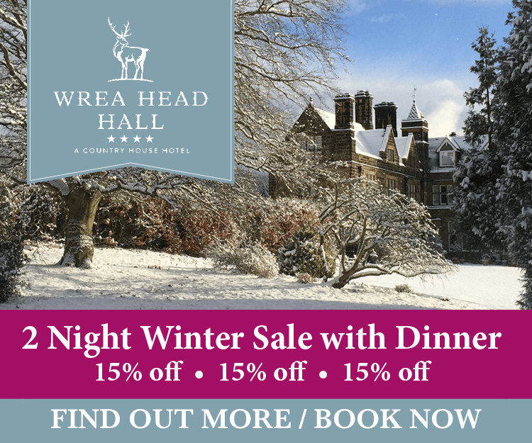 Wrea Head Hall - Winter Sale - 15% Off