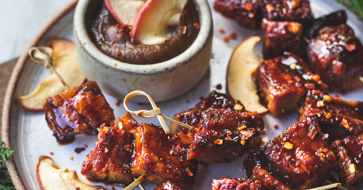 Rum and Honey ChilliGlazed Pork Belly Bites Living North