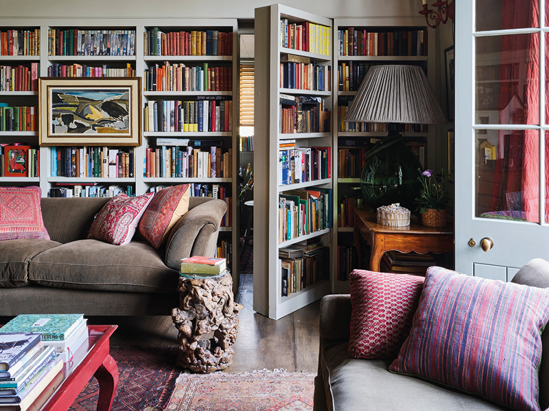 How to Create a Cosy Home Library Living North