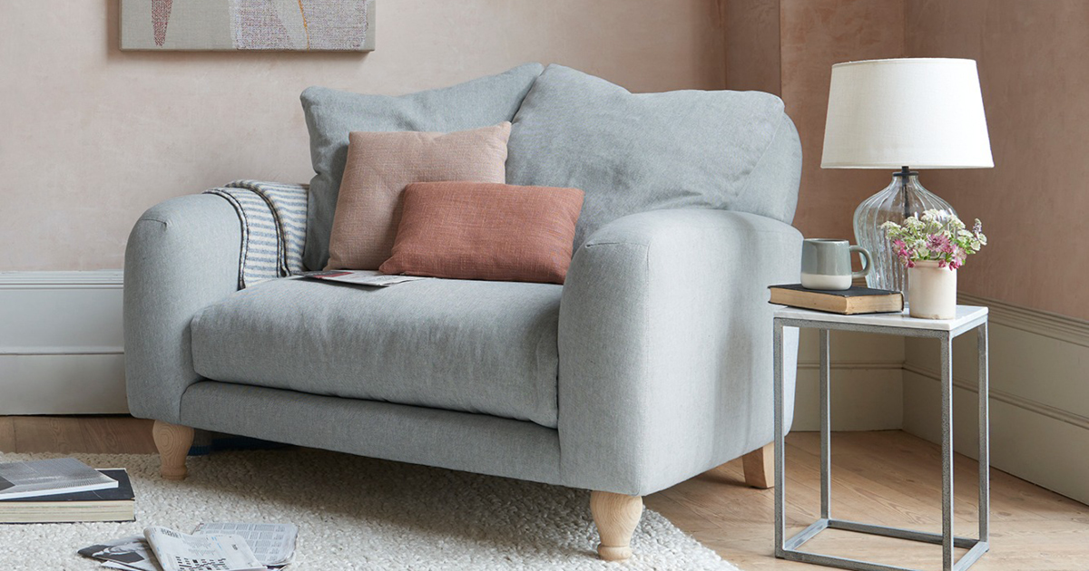 Nine Snuggler Chairs from Furniture Village, Barker & Stonehouse and