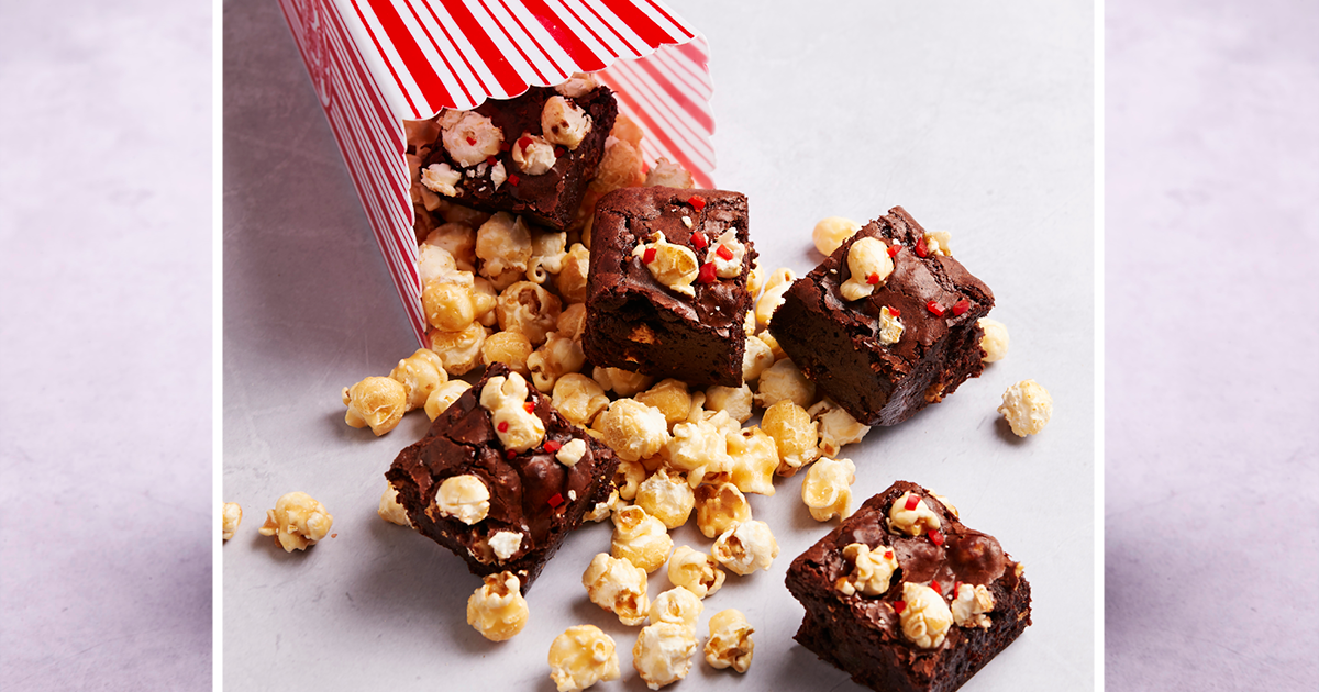 Easy Popcorn, Chilli and Ginger Brownie Pudding Recipe | Living North