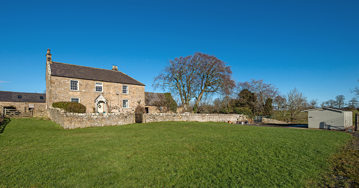 Inside Fenwick Tower, Grade IIListed Farmhouse for Sale near Matfen in